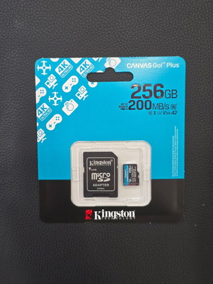 Kingston Canvas Go! Plus microSDXC 256GB UHS-I V30 A2 sealed