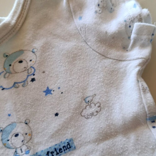 Baby clothes zip-up used, set of 3 pieces