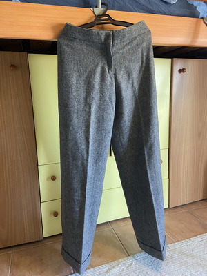 Wool pants Raxevsky gray like new, size S