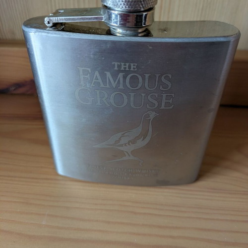 Whisky hip flasks very good condition