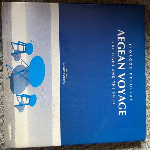 Aegean Voyage coffee table book used by Yiorgos Depollas