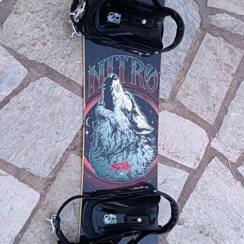 Σανίδα Nitro Teampro Austin Smith σαν καινούργια με δέστρες