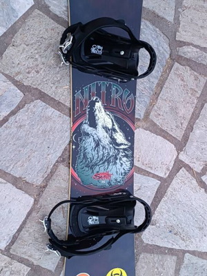 Σανίδα Nitro Teampro Austin Smith σαν καινούργια με δέστρες