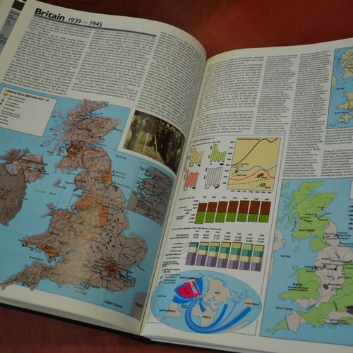 Atlas of the Second World War 1989, historical edition like new