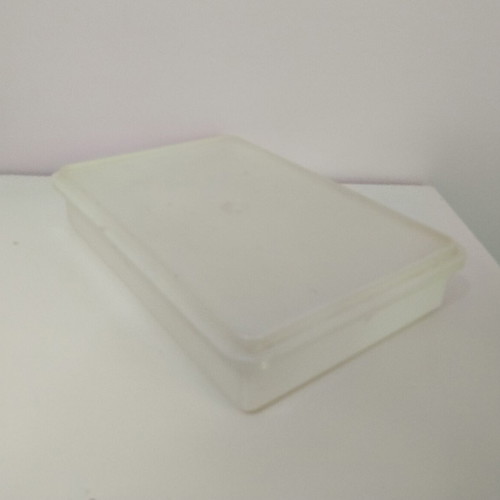 Tupperware deli keeper white container used