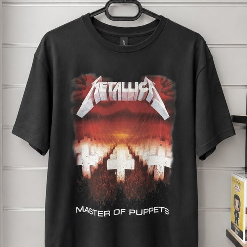 Metallica Master of Puppets T-shirt, large, cotton