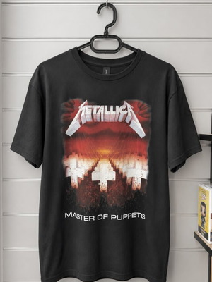 Metallica Master of Puppets T-shirt, large, cotton