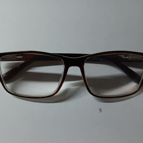 Children's dark-colored eyeglasses used