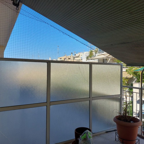 Balcony net for cats like new, nylon 1.3mm, 68 sqm
