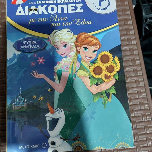 Vacations with Anna and Elsa book like new for children grade 3