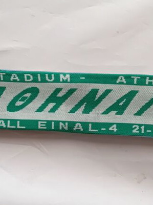 Panathinaikos Final 4 Volleyball 2009 OAKA Scarf new, double-sided knit