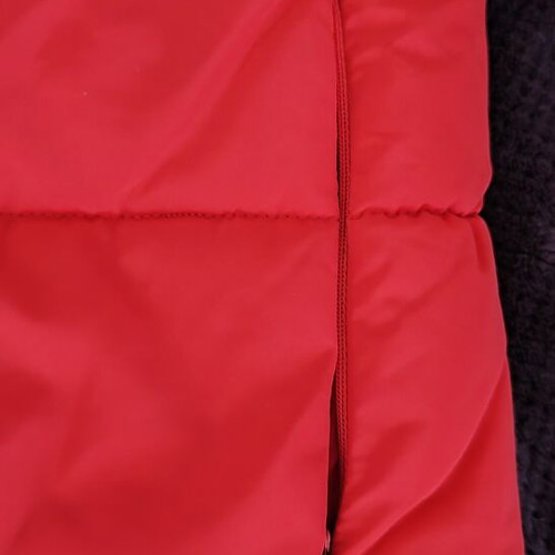 Colin's sleeveless jacket red, like new, size XS