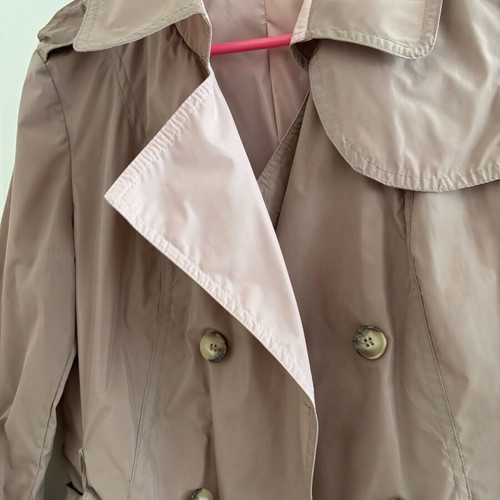 Wikini women's trench coat used, beige, size M