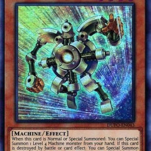 Gold Gadget Yu-Gi-Oh! card DUPO-EN043