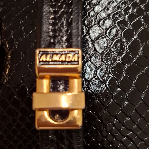 Almada shoulder bag black snake like new
