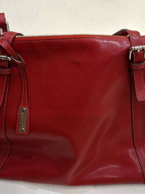 Abro+ handbag used, red, 45x26 cm