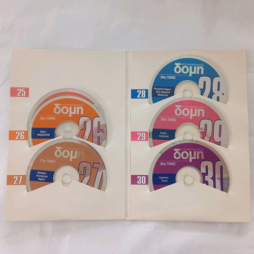 Electronic encyclopedia 33 CD-ROM like new, missing 17, 19, 20, 25
