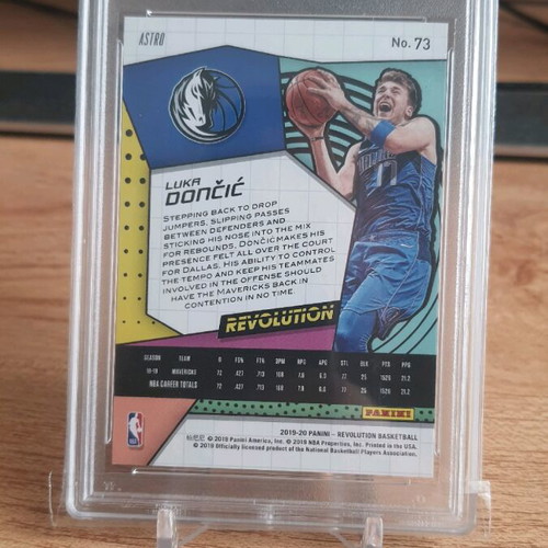 Panini Nba Revolution 2019-20 Luka Doncic Astro Psa 10