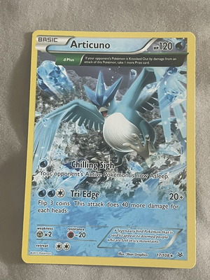 Pokemon card Articuno 17 Roaring Skies σαν καινούργιο