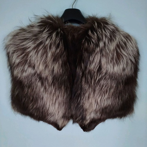 Vintage bolero silver fox fur like new, one size