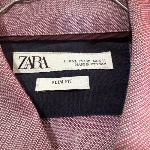 Zara Man shirt lilac slim fit XL like new