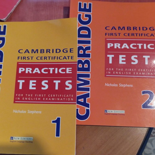 Cambridge First Certificate Practice Tests 1-2 like new
