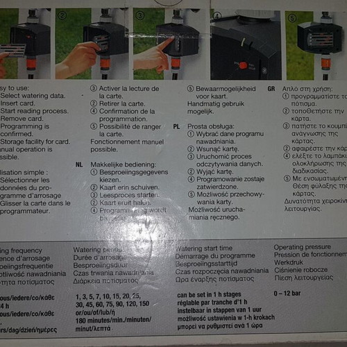 Gardena 1030 Art.1830 automatic watering controller