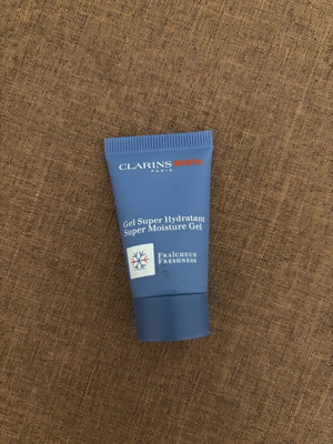 Clarins Men Super Moisture Gel new, large travel size 12ml