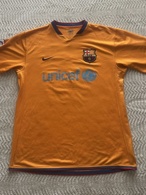 Nike Barcelona 2006/07 Lionel Messi εμφάνιση σε πορτοκαλί, μέγεθος L