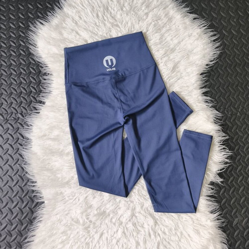 Women's blue sports leggings VOLHE new, size S