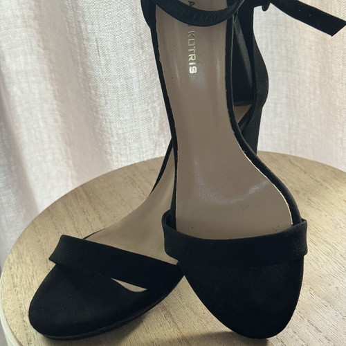 Makis Kotris sandals size 37 like new, black platform