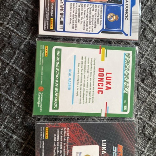 Luka Dončić Donruss EuroLeague 2017-18 Bundle x3 New