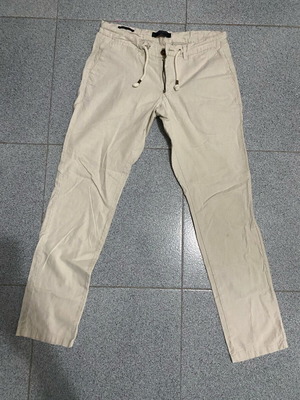 Calliope Man Unisex Linen Pants used, beige, size S