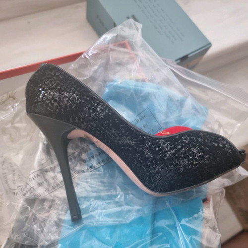 Jean Michelle Cazabat peep toe pumps used, size 38