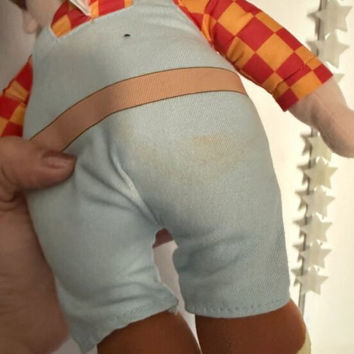 Bob the Builder plush doll used with slight discoloration