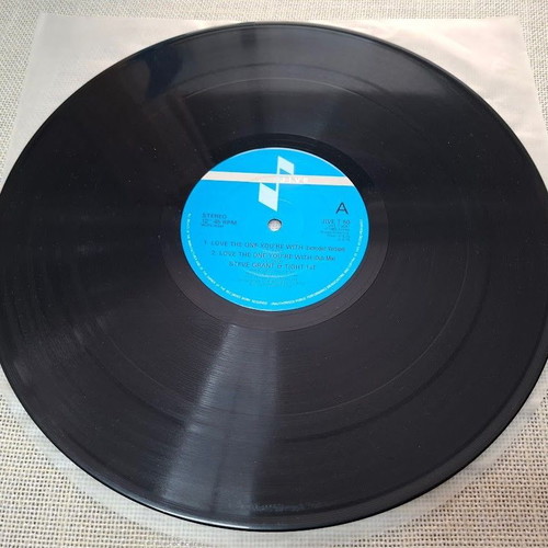 Steve Grant with Tight Fit Love The One You're With 12' βινύλιο μεταχειρισμένο, ηλεκτρονική