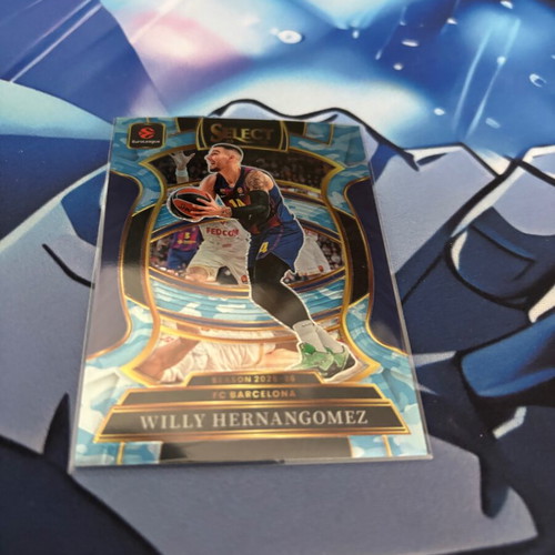 Willy Hernangomez 2025-26 Panini Select EuroLeague Winter Camo card like new