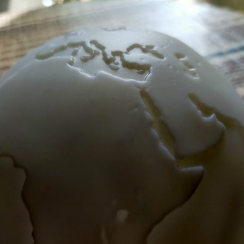 World globe lamp