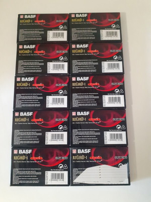 BASF Record-I 74 audio cassette, sealed set