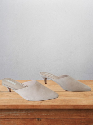 Mules H&M size 38 like new, beige pointed heels