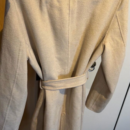 Wool coat used, beige, size S/M