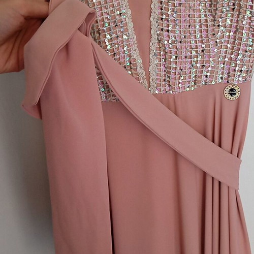 Lynne maxi dress like new, pink apple color, size M