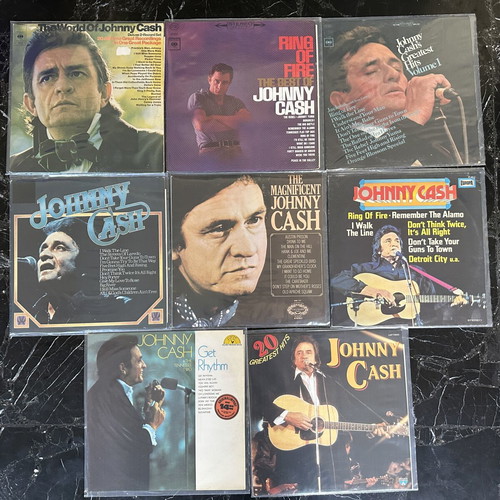 Johnny Cash records, country music