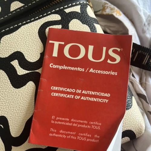 Tous crossbody bag like new, black and beige