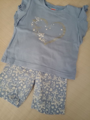 Girls' set like new, turquoise, up to 3 years