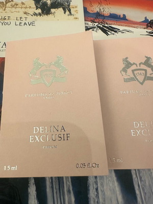 Parfums de Marly Delina Exclusif δύο αυθεντικά δείγματα 2x1.5ml αψεκαστα