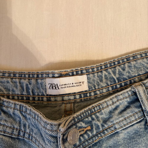 Zara women's jeans like new, low rise, size L 40 12, blue