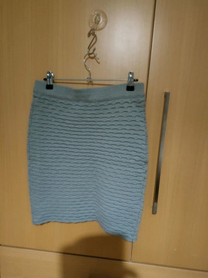 Φούστα Attrattivo M πλεκτή γκρι σαν καινούργιο, μίνι και στενή