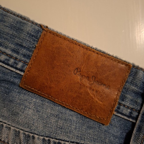 Pepe Jeans men's jean bermuda shorts size M like new, blue