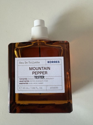 Korres Mountain Pepper Eau De Toilette 50ml new men's fragrance